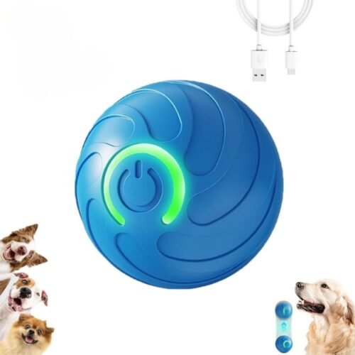 Pelota Interactiva para perros, Juguete de Rebote Recargable, d52mm.