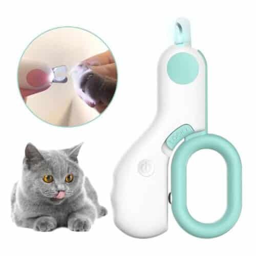 Cortauñas Led Para Gatos Cachorros y Animales Pequeños