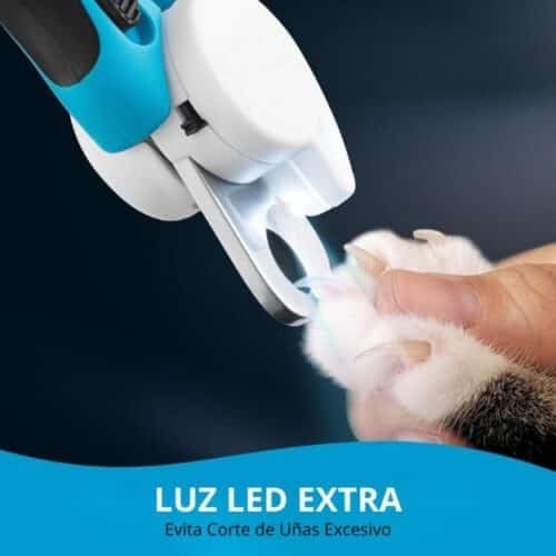 Cortauñas Led Para Perros Medianos Y Grandes Con Lima